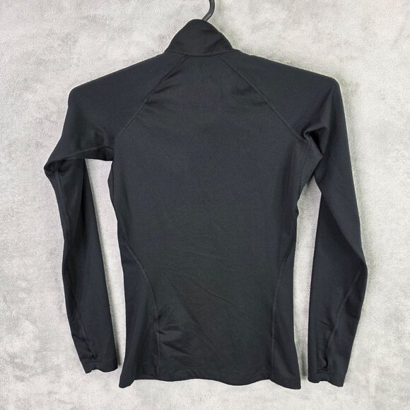 Womens Black Nike Pro Combat Dri-Fit Fitted 1/4 Zip Pullover Therma-Fit Size XS - Picture 5 of 8